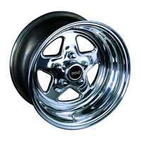 Weld ProStar 15x10 / 5x4.75 BP / 5.5in. BS Polished Wheel - Non-Beadlock