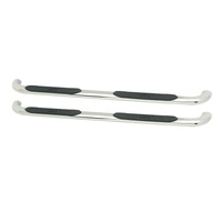 Westin 2002-2008 Dodge Ram 1500 Quad Cab Platinum 4 Oval Nerf Step Bars - SS