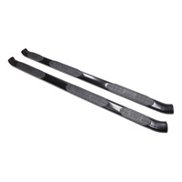 Westin 07-13 Chevy Silv 1500 Extnd Cab (6.5ft) PRO TRAXX 5 WTW Oval Nerf Step Bars - Blk