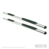 Westin Premier 4 Oval Nerf Step Bars 85 in - Stainless Steel