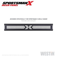 Westin 16-18 Chevrolet Silverado / 09-18 RAM 1500 Sportsman X Mesh Panel - Tex. Blk