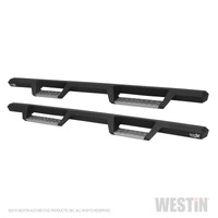 Westin 07-21 Toyota Tundra CrewMax HDX Stainless Drop Nerf Step Bars - Tex. Blk