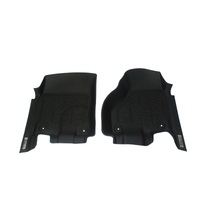 Westin 12-18 Ram Crew/Mega Cab (two retention hooks) Wade Sure-Fit Floor Liners Front - Black