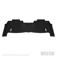 Westin 2016-2019 Nissan Titan/Titan XD w/Bucket Seats Wade Sure-Fit Floor Liners 2nd Row - Black