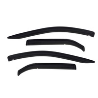 Westin 2007-2013 Chevy Silverado Ext. Cab Wade Slim Wind Deflector 4pc - Smoke