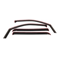 Westin 2002-2006 Cadillac/Chevrolet/GMC Escalade Wade In-Channel Wind Deflector 4pc - Smoke