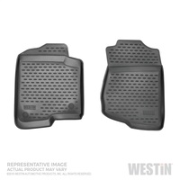 Westin 13-18 Ram 1500 Quad Cab / 13-18 Ram 1500/2500 Crew Cab Profile Floor Liners Front Row - Black