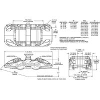 Wilwood 1.75/1.62/1.62 AERO6-DS Caliper 1.25