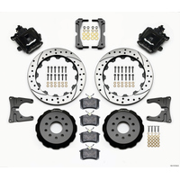 Wilwood Combination Parking Brake Rear Kit 12.88in Drilled 2005-2014 Mustang