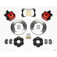 Wilwood Combination Parking Brake Rear Kit 11.00in Red Civic / Integra Disc 2.39 Hub Offset