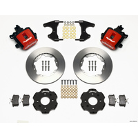 Wilwood Combination Parking Brake Rear Kit 11.00in Red Civic / Integra Drum 2.46 Hub Offset