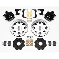 Wilwood Combination Parking Brake Rear Kit 12.19in Drilled Civic / Integra Drum 2.71 Hub Offset