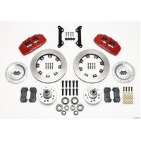 Wilwood Dynapro 6 Front Hub Kit 12.19in Red 70-78 Camaro