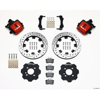 Wilwood Combination Parking Brake Rear Kit 11.75in Drilled Red Mini Cooper