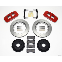 Wilwood AERO4 Rear Kit 14.25in Red 2010-2015 Camaro