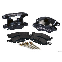 Wilwood D52 Front Caliper Kit - Black Pwdr 2.00 / 2.00in Piston 1.04in Rotor