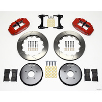 Wilwood Narrow Superlite 6R Front Hat Kit 13.06in Red Nissan 370Z/Fiti G37