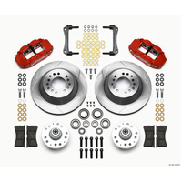 Wilwood Narrow Superlite 6R Front Hub & 1PC Rtr Kit 12.88in-Red 70-78 Camaro