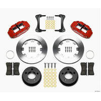 Wilwood Narrow Superlite 4R Front Kit 12.19in Drilled Red 87-89 Jeep YJ