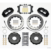 Wilwood Narrow Superlite 6R Front Hat Kit 12.88in Drilled 06-12 Volkswagen GTI w/ Lines