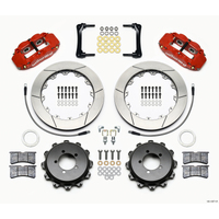 Wilwood Narrow Superlite 4R Rear Kit 12.88in Red 2012-Up Toyota / Scion FRS w/Lines