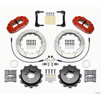 Wilwood Narrow Superlite 4R Rear Kit 12.88in Red 2008-2012 Subaru WRX w/Lines