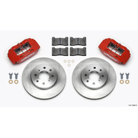 Wilwood DPHA Front Caliper & Rotor Kit Red Honda / Acura w/ 262mm OE Rotor