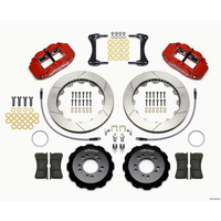 Wilwood Narrow Superlite 6R Front Hat Kit 13.06in Red 2008-up Hyundai Genesis Coupe w/Lines