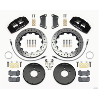 Wilwood Dynapro 6 Front Hat Kit 12.88in Drilled 2005-Up Mazda 3 w/ Lines