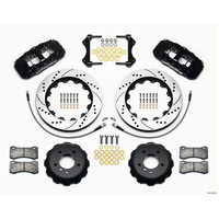 Wilwood AERO6 Front Hat Kit 14.00 Drilled 2007-2011 BMW E90 Series w/Lines