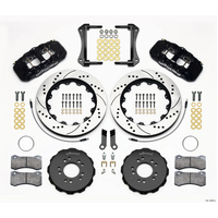 Wilwood AERO6 Front Hat Kit 14.00 Drilled 2005-2014 Mustang w/ BMR Suspn. w/Lines