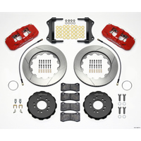 Wilwood AERO6 Front Hat Kit 14.25 Red 2014-Up Corvette C7 w/Lines