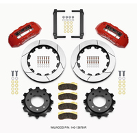 Wilwood TX6R Rear Kit 16.00in Red 1999-2010 GM H2 / 2500 4.63 Cntr