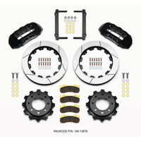 Wilwood TX6R Rear Kit 16.00in Black 1999-2010 GM H2 / 2500 4.63 Cntr