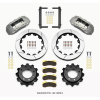 Wilwood TX6R Rear Kit 16.00in Clear Ano 1999-2010 GM Trk 2500 HD 4.84 Cntr