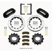 Wilwood TX6R Rear Kit 16.00in Black 1999-2010 GM Trk 2500 HD 4.84 Cntr