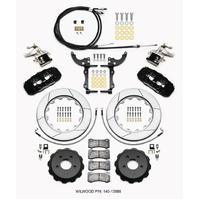 Wilwood AERO4 / MC4 Rear Kit 14.00 2015-Up Mustang w/Lines & Cables