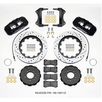 Wilwood AERO6 Front Hat Kit 15.00 Drilled 2014-up Corvette C7 w/Lines