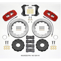 Wilwood AERO6 Front Hat Kit 15.00 Red 2014-up Corvette C7 w/Lines