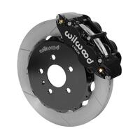 Wilwood 03-08 Audi A4 Forged Narrow Superlite 6R Front Big Brake Kit 12.88in Rotor Dia (Black)