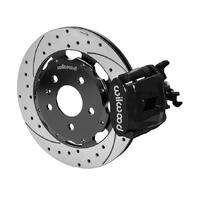 Wilwood 03-08 Audi A4 Caliper-Combination Parking Brake Rear 12.19 Rotor - Black