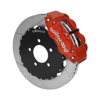 Wilwood 03-11 Ford Crown Victoria Narrow Superlite 6R Big Brake Front Brake Kit 12.88in Slotted Red