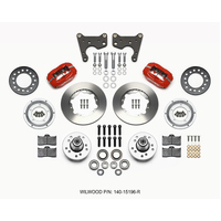 Wilwood Forged Dynalite Front Kit 11.00in Red 65-72 CDP C Body -Drum