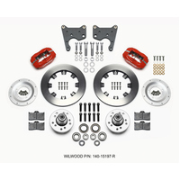 Wilwood Forged Dynalite Front Kit 12.19in Red 65-72 CDP C Body -Drum