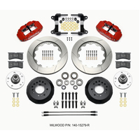 Wilwood Narrow Superlite 6R Front Hub Kit 14.00in Red 82-92 Camaro//Firebird