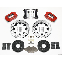 Wilwood Dynapro Radial Front Kit 12.19in Drilled Red 95-99 Mitsubishi Eclipse (*Line Kit Needed*)