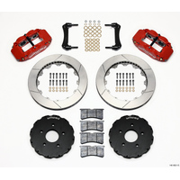 Wilwood Narrow Superlite 6R Front Hat Kit 13.06in Red 2005-up Corvette C6