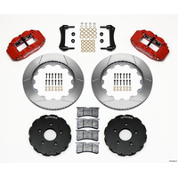 Wilwood Narrow Superlite 6R Front Hat Kit 14.00in Red 2005-up Corvette C6