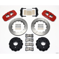 Wilwood AERO4 RearTruck Kit 14.25in Red 1999-2010 GM 1500-SUV 2 Piston OE Caliper