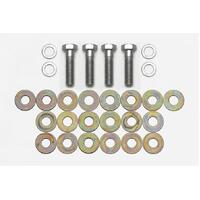 Wilwood - Bracket Bolt Kit 3/8-16x1.50 Large ,W/ Washers + Shims